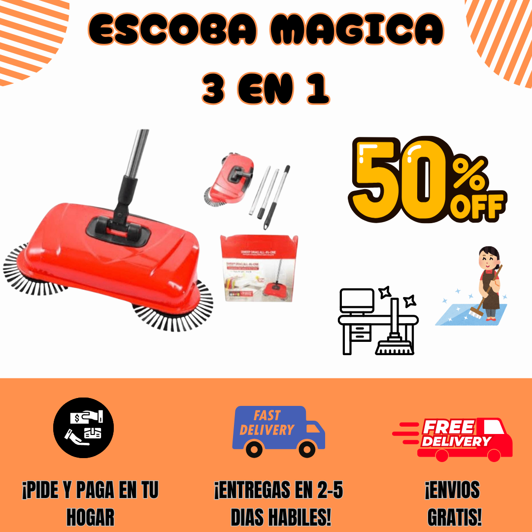 ESCOBA MAGICA 3 EN 1